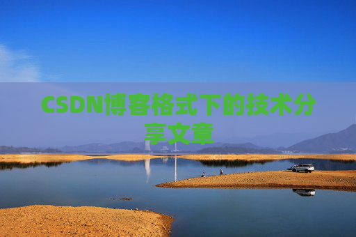 CSDN博客格式下的技术分享文章